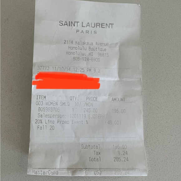 YSL monogram card case - Picture 8 of 8